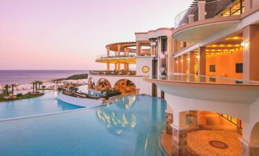 Exterior view of Atrium Prestige Spa Resort. Overlooking the sea