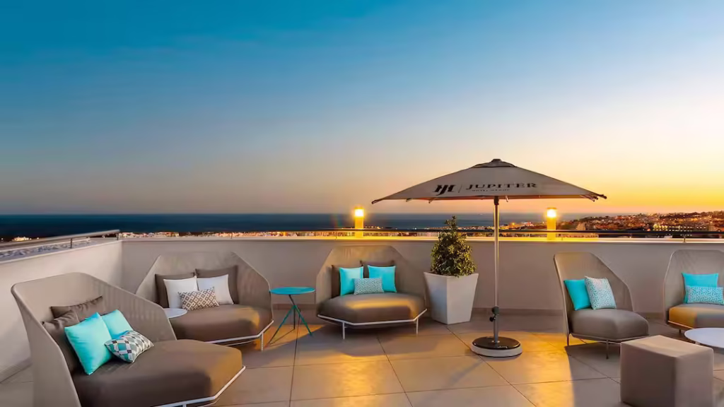Jupiter Albufeira Hotel sunset view