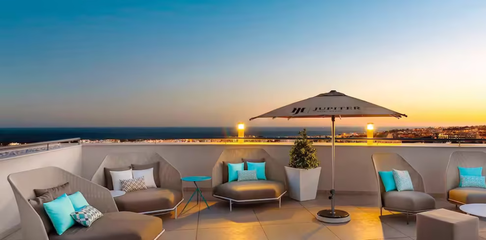 Jupiter Albufeira Hotel sunset view